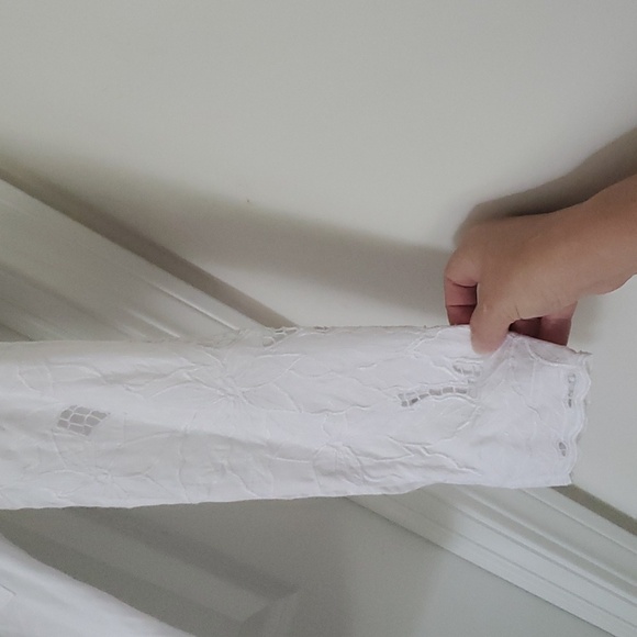 Jens Pirate Booty for Free People White Embroidery Shirt/Blouse Size S - Picture 4 of 9